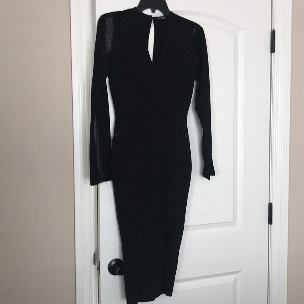 black dress TFNC London Sylvia
